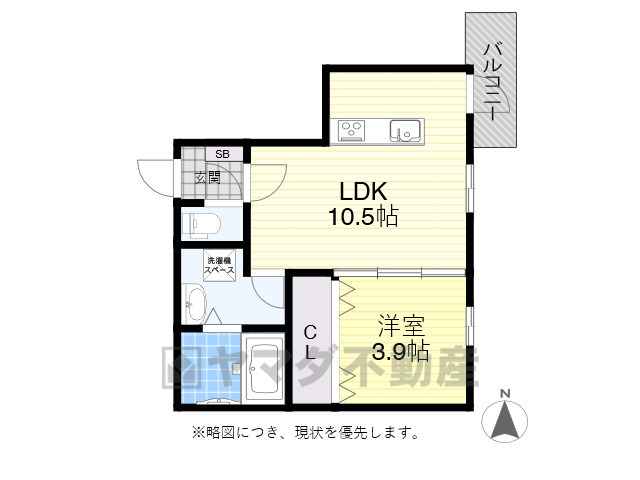 Halu豊中の間取り