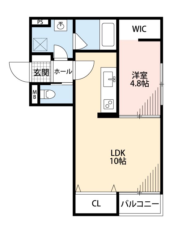 プレステージア水前寺の間取り