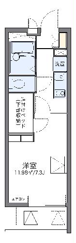 レオパレスエスポワールＫ＆Ｙの間取り