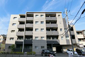 生駒市谷田町のマンションの建物外観