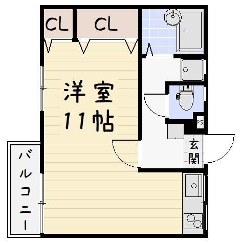 フレンドリー企救丘IIの間取り