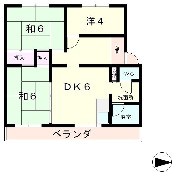 メゾンみづほの間取り