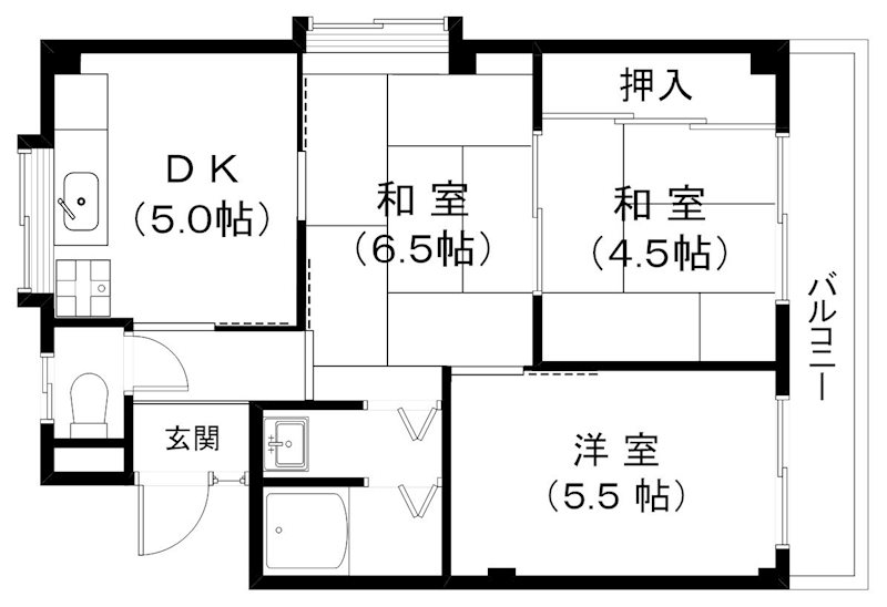 サツキコーポの間取り