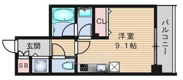 LATTICE KAMITOBA(ラティス上鳥羽)の間取り