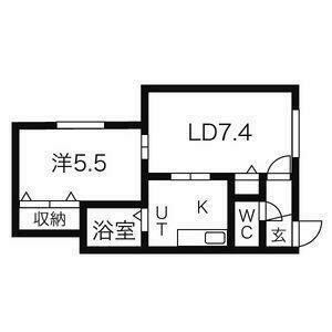 ゼスティ医大前の間取り