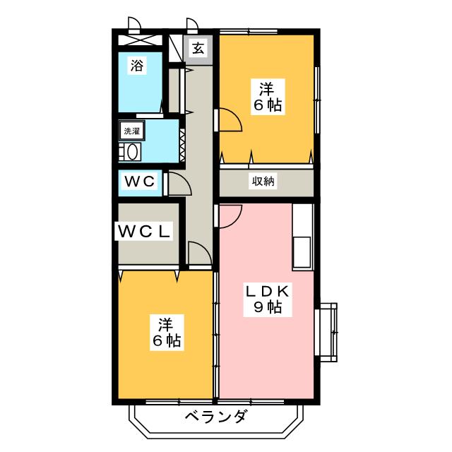 サンコーポ杉本IIの間取り