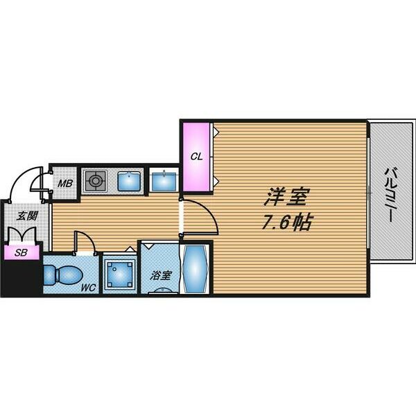 サムティ京都駅前の間取り