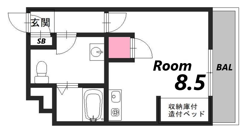 プライム英賀保の間取り