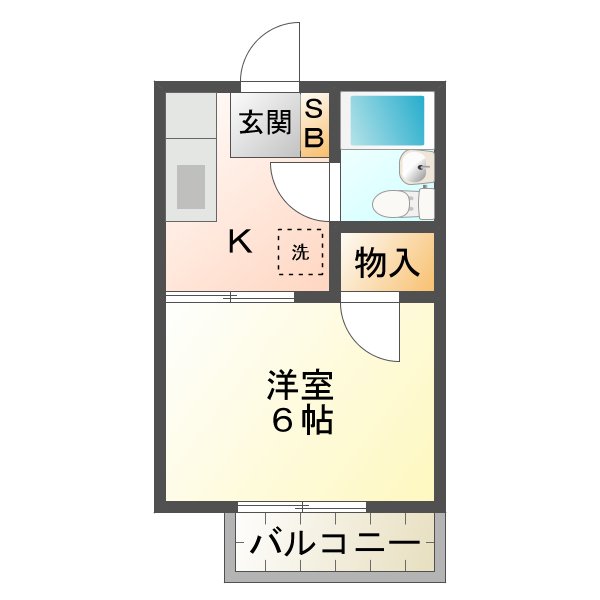 ＫＡＭＥＨＯＵＳＥの間取り