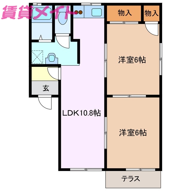 メゾンサンリスの間取り