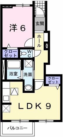 ネオ・ハーモニー太田Ａの間取り