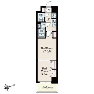 S-RESIDENCE神沢affordの間取り