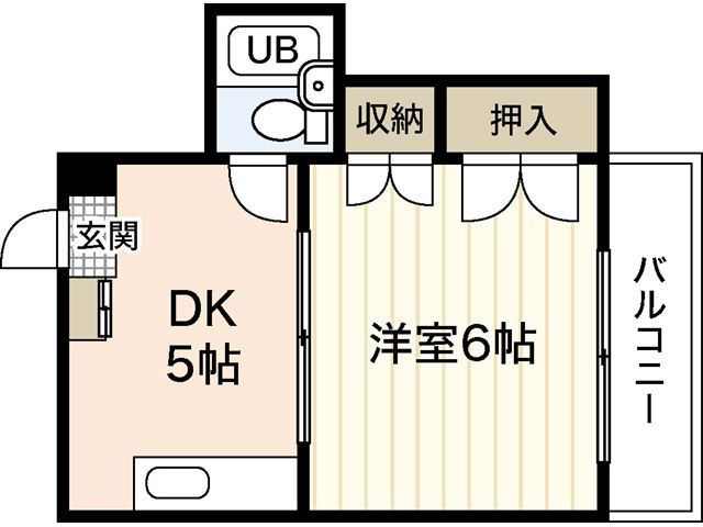 広島市西区楠木町のマンションの間取り