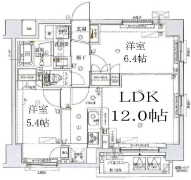 （仮称）長津田レジデンスの間取り