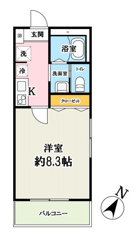 (仮称)キャメル川越並木新町2の間取り