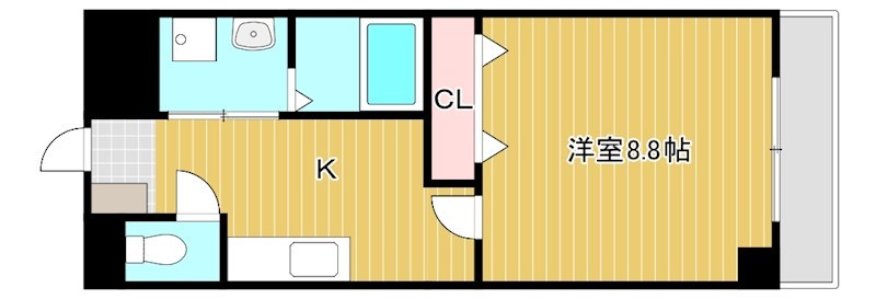 ヴィラージュ　葦の前の間取り