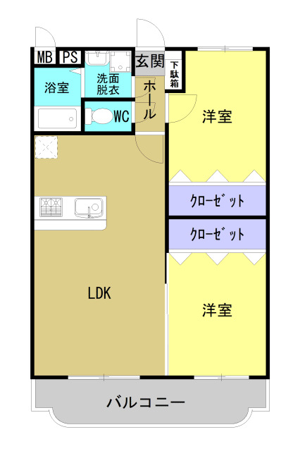 La vie belle TakedaIIの間取り