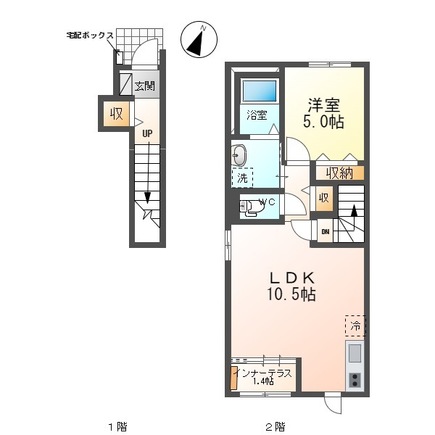 ラウレア　モリの間取り