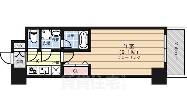 ベラジオ京都洛南グルーブの間取り