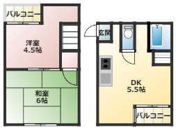 アルビオンシティ福井の間取り