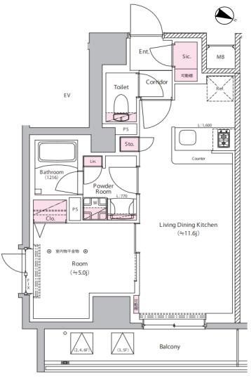 SYFORME NEXT MUKOJIMAの間取り