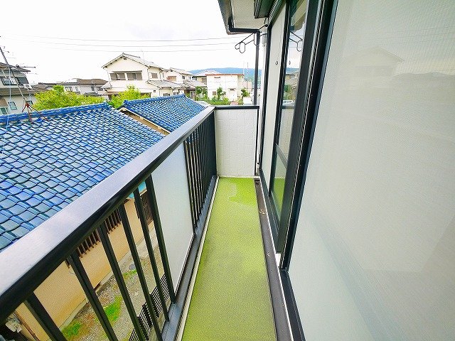 バルコニー　広々としたバルコニーです