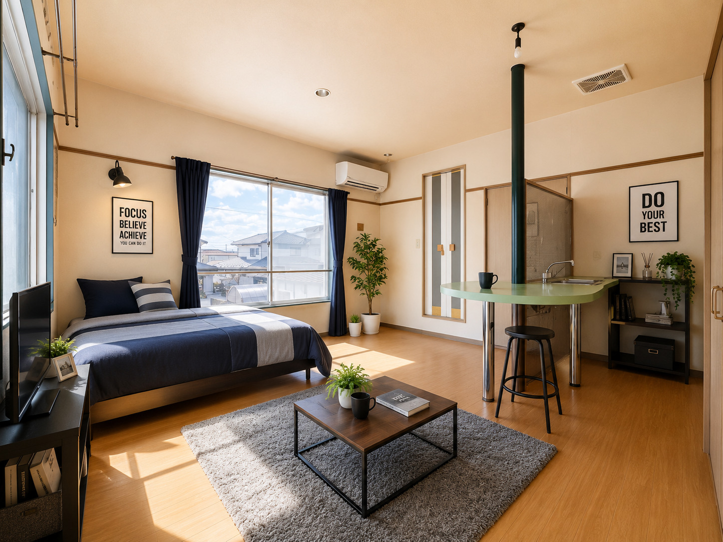APARTMENT Aの居間写真
