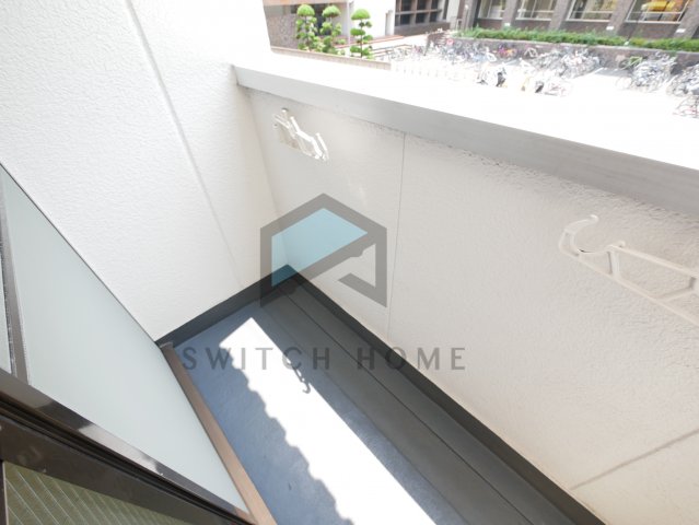 バルコニー　お洗濯にも便利なバルコニー付き