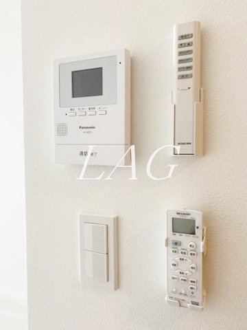 セキュリティ　モニター付きインターフォンです。