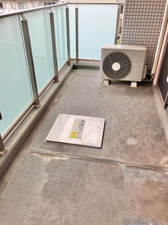 バルコニー　広々としたバルコニーです