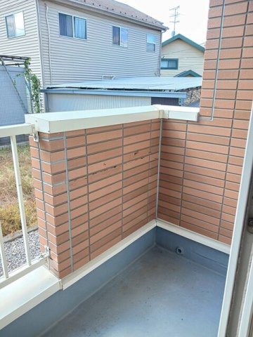 バルコニー　陽当たり良好なバルコニーです