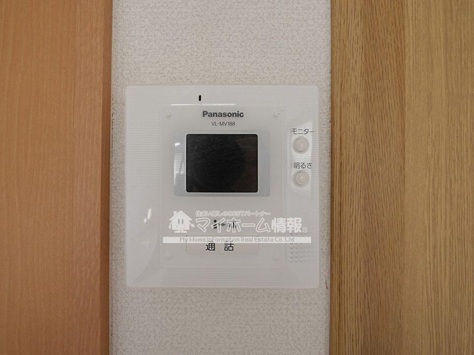 セキュリティ　安心のTVモニター付きインターホン