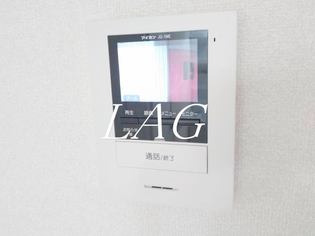 セキュリティ　モニター付きインターホンです。