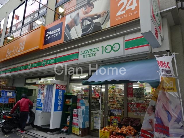 コンビニ　ローソンストア100緑橋駅前店（コンビニ）まで130m