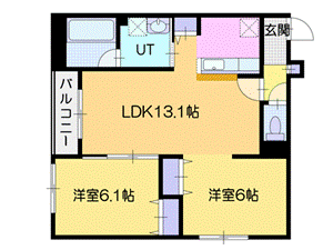 オルセー青葉町A_間取り_0