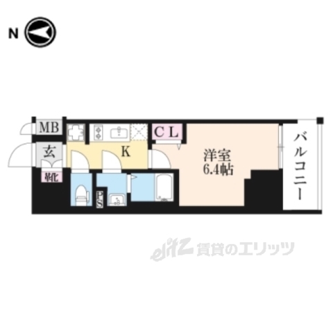 ファステート京都堀川スクエアの間取り写真