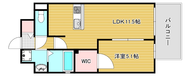 近鉄奈良線 布施駅 徒歩5分 6階建 築10年の間取り写真