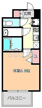 オルゴグラート森ノ宮南館の間取り写真