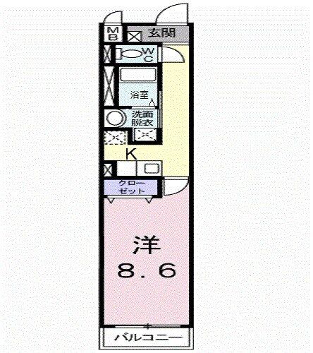 サンセットタイムの間取り写真