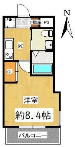 シエルコート北白川の間取り写真