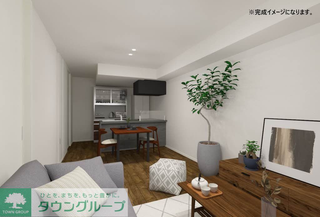 西新ステラレジデンスの居間写真
