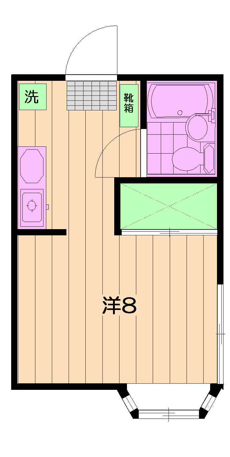 コーポニッコーの間取り