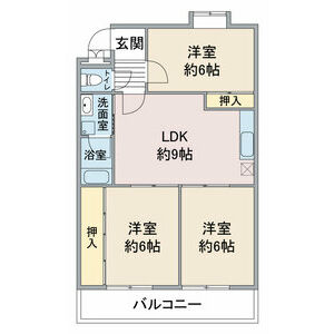 メルローズ2号館の間取り