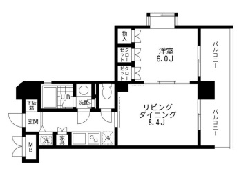 文京区本郷のマンションの間取り