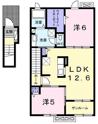 ルミタージュの間取り