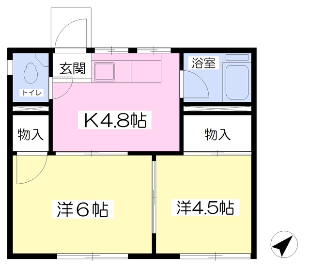 サンハイツの間取り