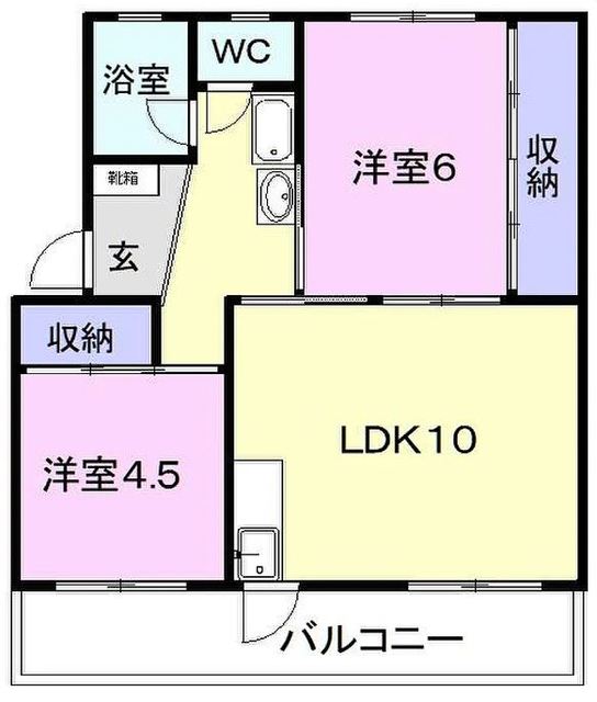 富士市中島のマンションの間取り