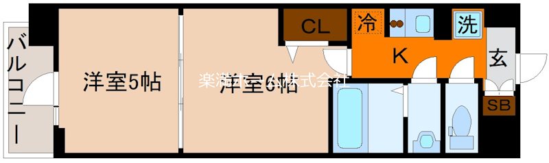 ファーストフィオーレ京都西京極の間取り