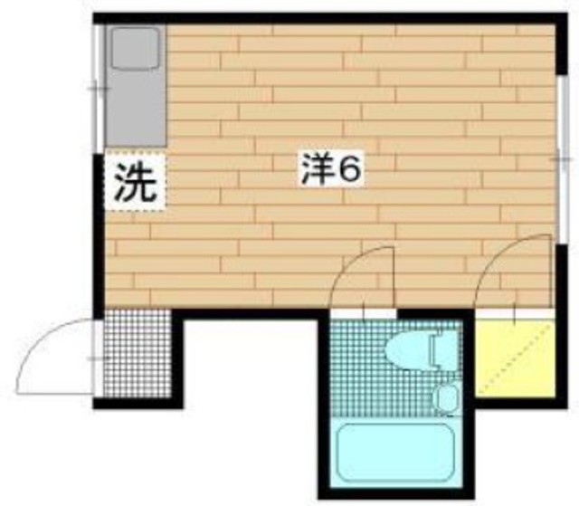 東京都新宿区高田馬場３（アパート）の賃貸物件の間取り