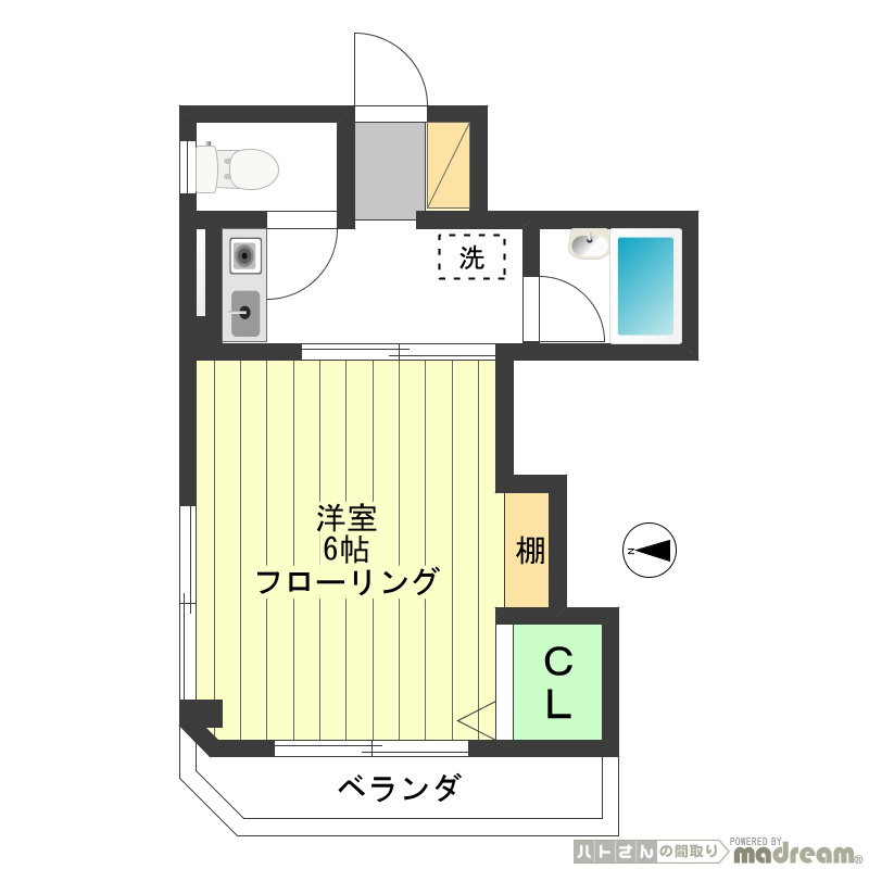 パルティール大岡山の間取り